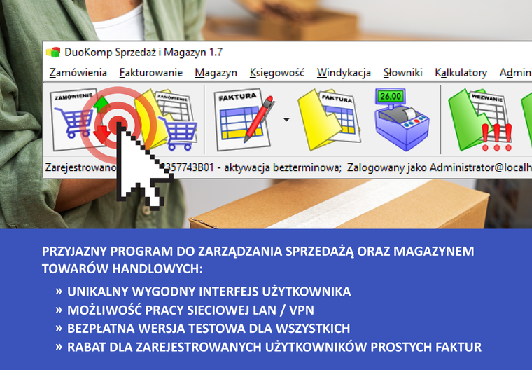 DuoKomp Sprzedaż i Magazyn – przyjazny program do zarządzania sprzedażą